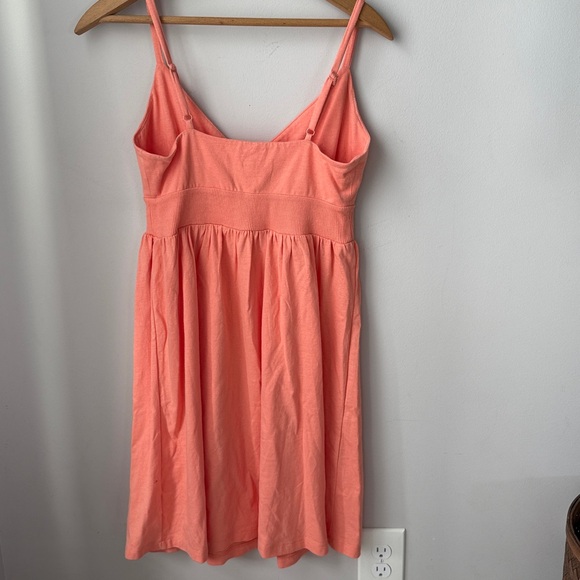 Old Navy Y2K 2010 Coral Flirty Cami Fit & Flare Summer Dress - Picture 3 of 6